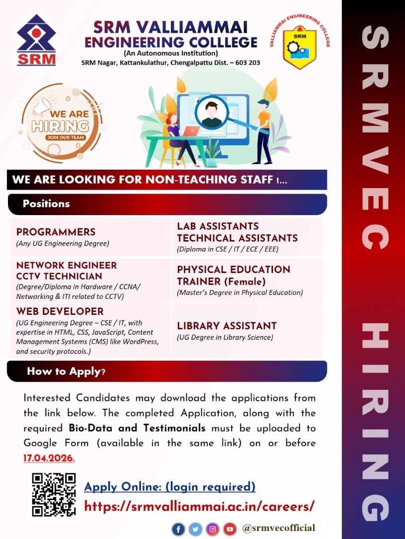 Non Teaching Staff Recruitment